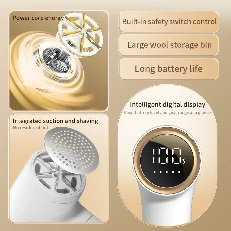 LintFree Rechargeable Fabric Shaver