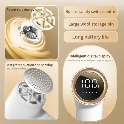 LintFree Rechargeable Fabric Shaver